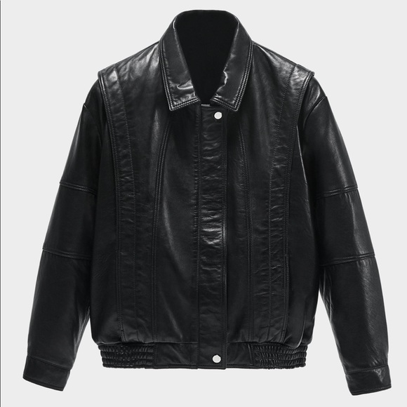 Zara Jackets & Blazers - Zara vintage ‘80s leather jacket